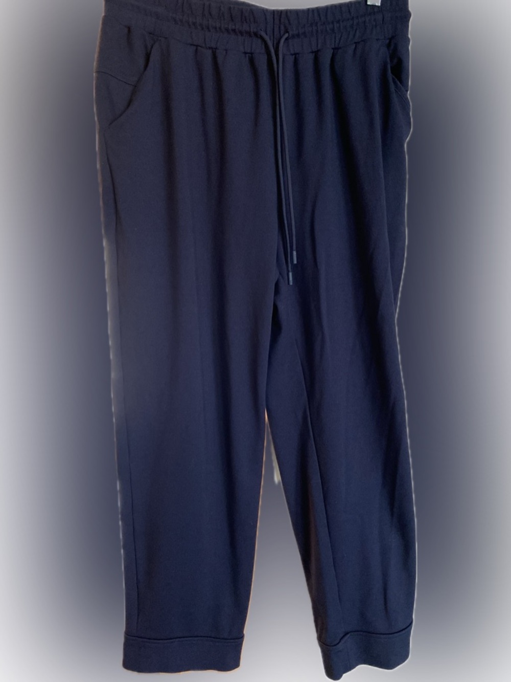 Talbots navy joggers LP